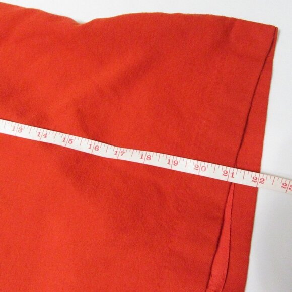 Banana Republic Orange Wool Blend Skirt Size 0 - Picture 7 of 8